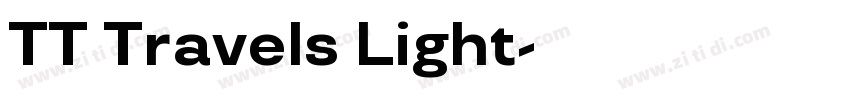 TT Travels Light字体转换